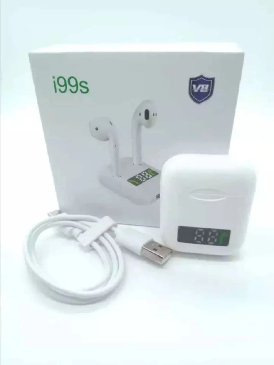 Белый наушники беспроводные TWS i 99