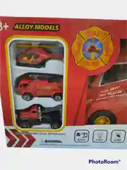 Игрушка Автовоз "Пожарная служба" с машинками