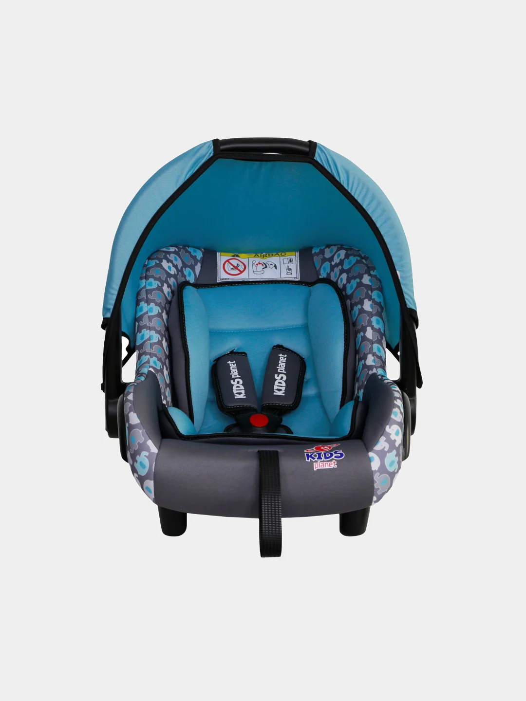 Детская автомобильная люлька KIDS PLANET LUNA ГР, 0+, 0-13 кг, цвет лазурный
