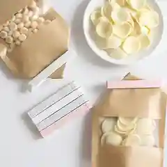 Розовый зажим кухонный для пакета