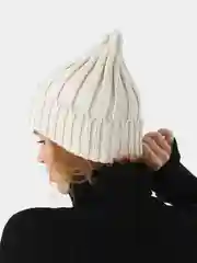 Серый меланж шапка женская демисезонная