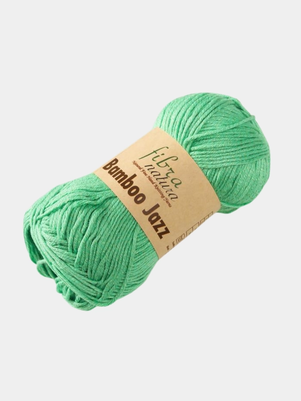 Пряжа "Bamboo Jazz", хлопок, бамбук, 132 м, 50 г, 209 зеленый