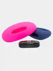 Дистанционный вибратор с эрекционным кольцом, Smart-стимулятор клитора Candy Magic Motion