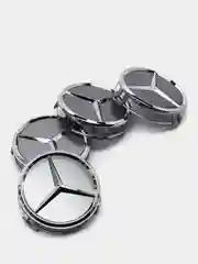 Колпачки заглушки на литые диски Mercedes-Benz 75мм 4шт / Мерседес / Мерс /