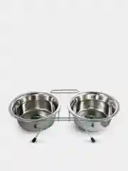 Подставка и миски Triol, 2 х 0.4 л