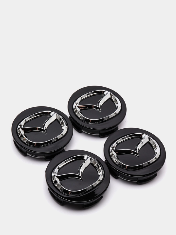 Колпачки заглушка на литой диск Mazda 4шт / Мазда /