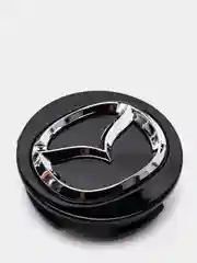 Серебряный колпачки заглушка на литой диск Mazda 4шт / Мазда /