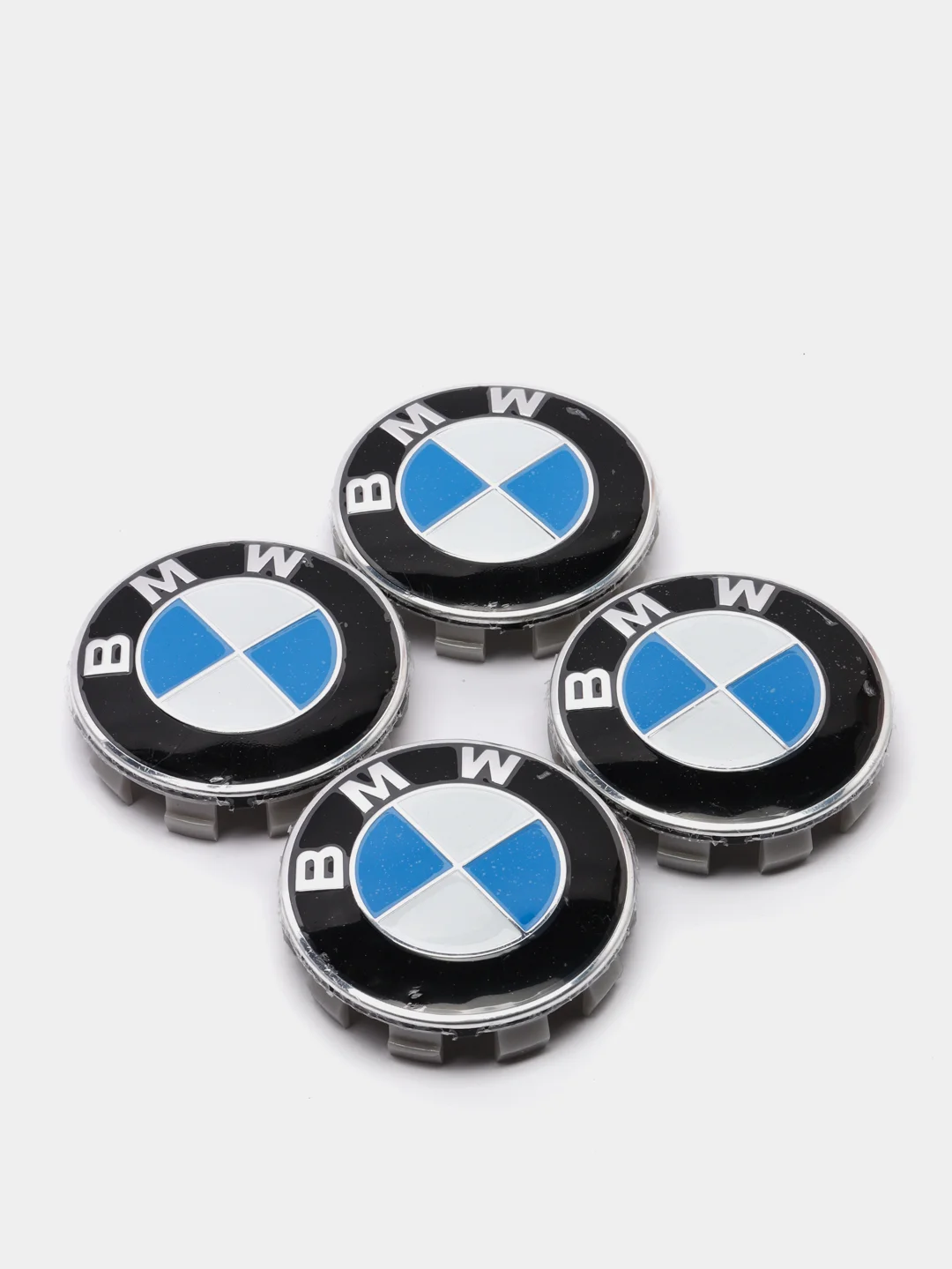 Синий колпачки заглушки на литые диски BMW 4шт