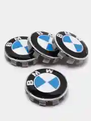 Синий колпачки заглушки на литые диски BMW 4шт