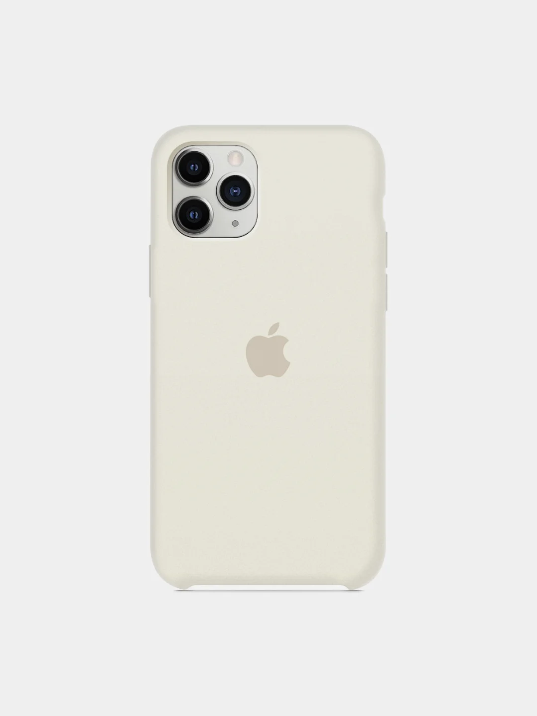 Бежевый чехол силиконовый для iPhone Silicone Case, Xs Max