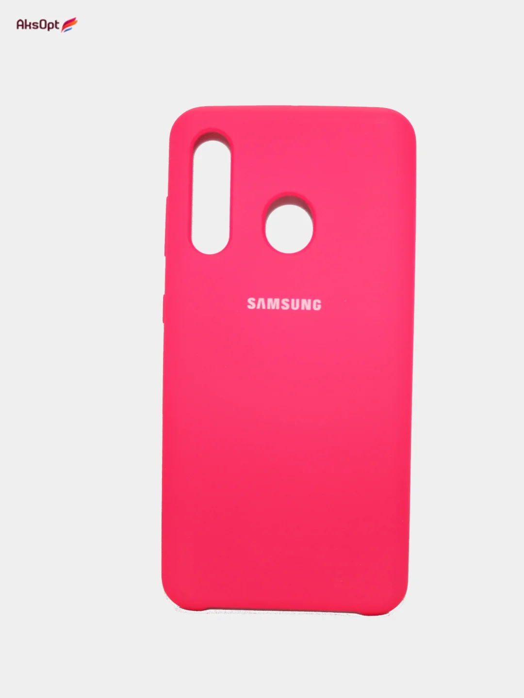 Фуксия чехол Silicone Cover для  Samsung A40, A70, A01, A20S, A21, A9S, A70S, A91, M10, M0