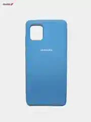 Синий чехол Silicone Cover для  Samsung A40, A70, A01, A20S, A21, A9S, A70S, A91, M10, M0