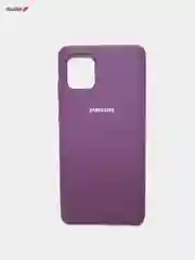 Пурпурный чехол Silicone Cover для  Samsung A40, A70, A01, A20S, A21, A9S, A70S, A91, M10, M0