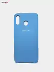 Синий чехол Silicone Cover для  Samsung A40, A70, A01, A20S, A21, A9S, A70S, A91, M10, M0
