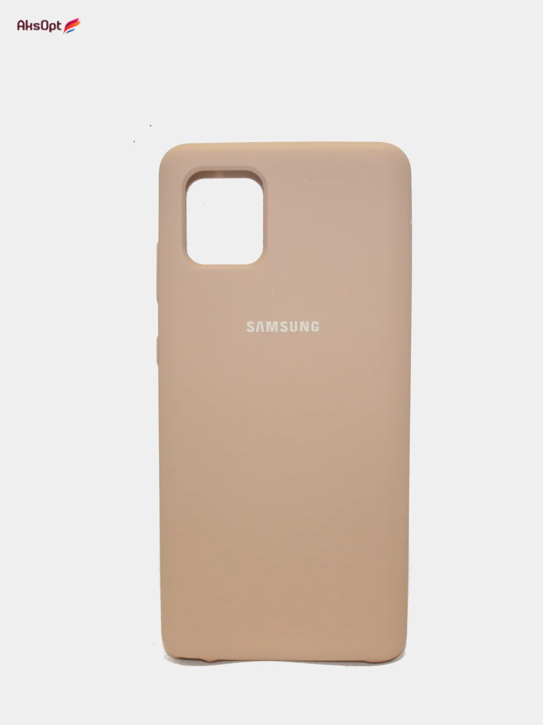 Пастельно-коралловый чехол Silicone Cover для  Samsung A40, A70, A01, A20S, A21, A9S, A70S, A91, M10, M0