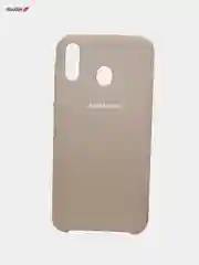 Бежевый чехол Silicone Cover для  Samsung A40, A70, A01, A20S, A21, A9S, A70S, A91, M10, M0