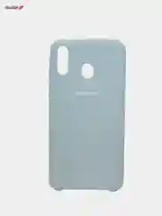Голубой чехол Silicone Cover для  Samsung A40, A70, A01, A20S, A21, A9S, A70S, A91, M10, M0