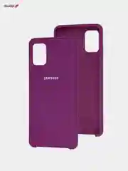 Пурпурный чехол Silicone Cover для  Samsung A40, A70, A01, A20S, A21, A9S, A70S, A91, M10, M0