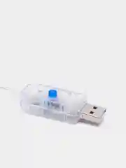Белый светодиодная гирлянда LED штора занавес с дистанционным USB пультом управления, 3на3 метра
