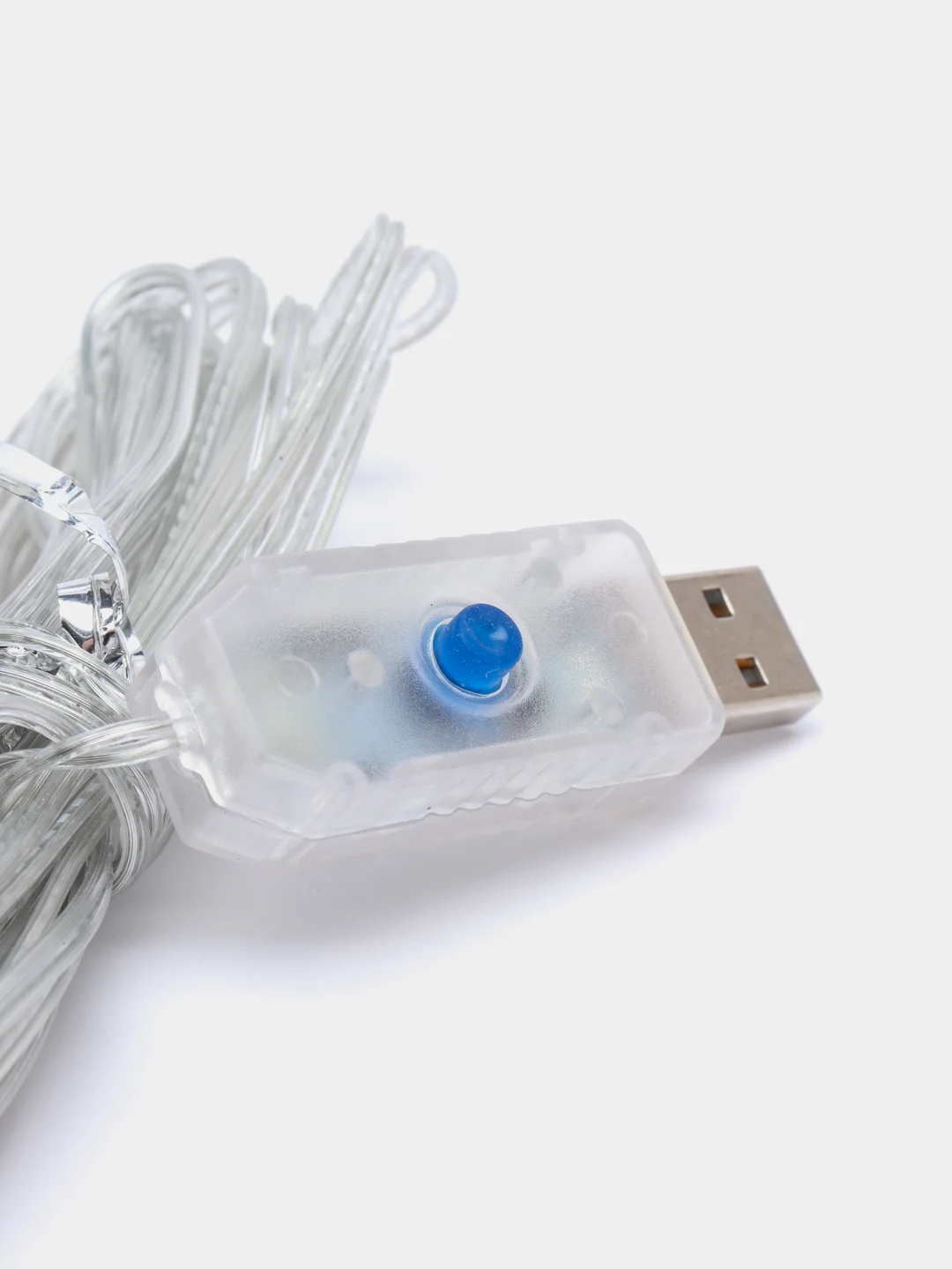 Желтый светодиодная гирлянда LED штора занавес с дистанционным USB пультом управления, 3на3 метра