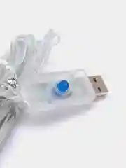 Желтый светодиодная гирлянда LED штора занавес с дистанционным USB пультом управления, 3на3 метра