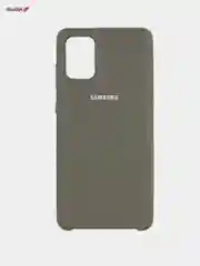 Оливковый чехол Silicone Cover для  Samsung A40, A70, A01, A20S, A21, A9S, A70S, A91, M10, M0