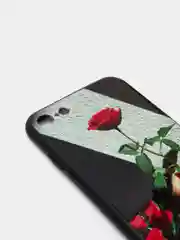 Багровый плотный чехол накадка на iPhone 7/8