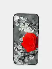Серый меланж плотный чехол накадка на iPhone 7/8