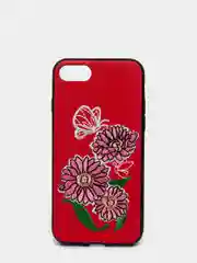 Красный плотный чехол накадка на iPhone 7/8