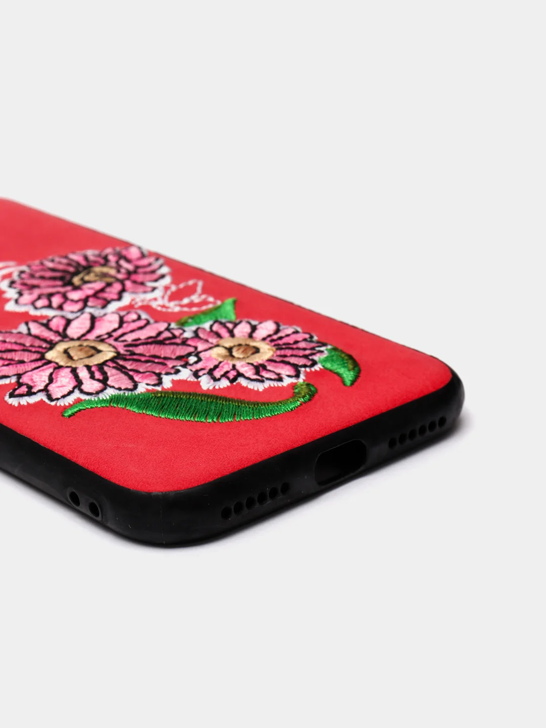 Красный плотный чехол накадка на iPhone 7/8