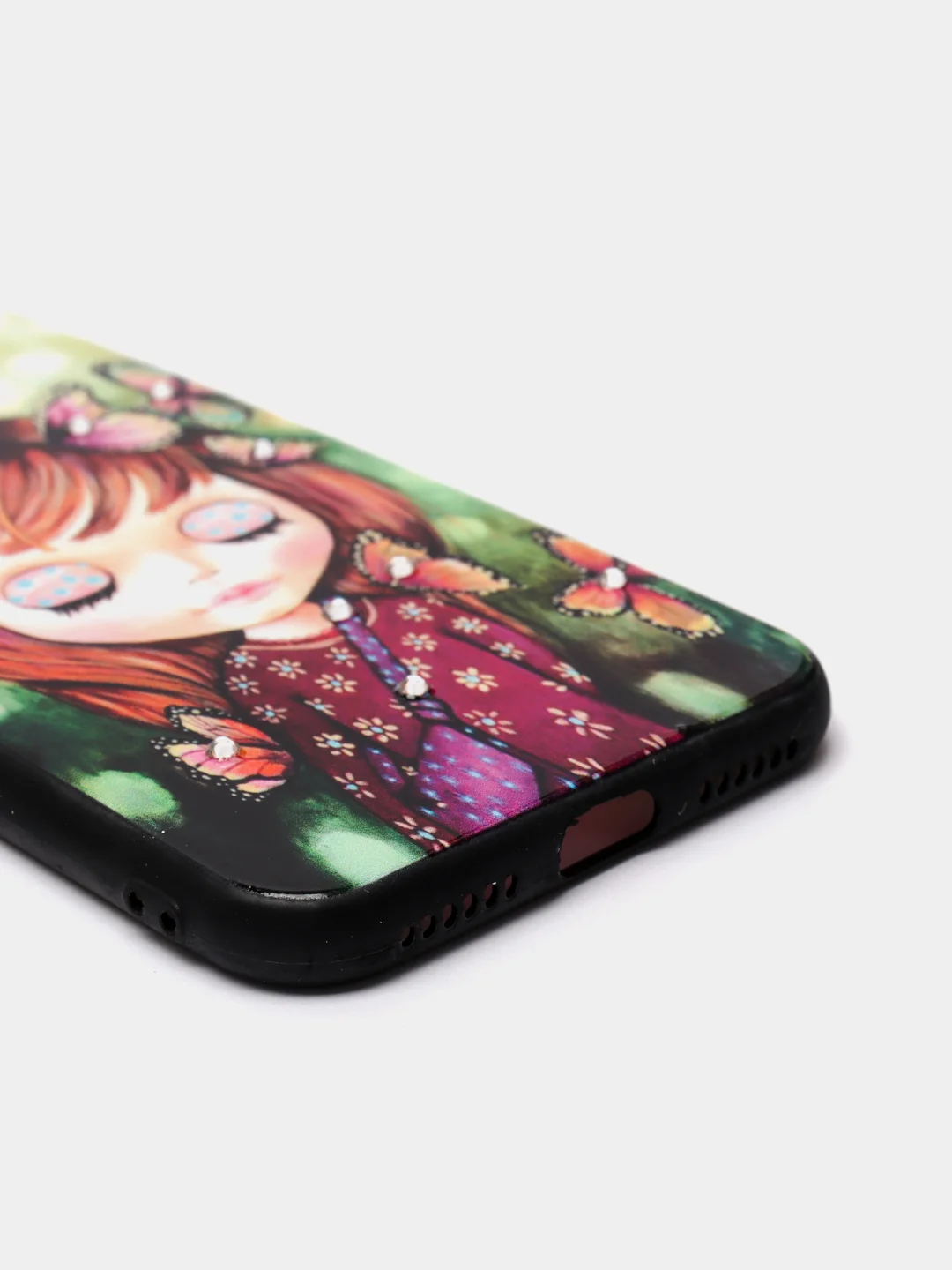 Лесной зеленый плотный чехол накадка на iPhone 7/8