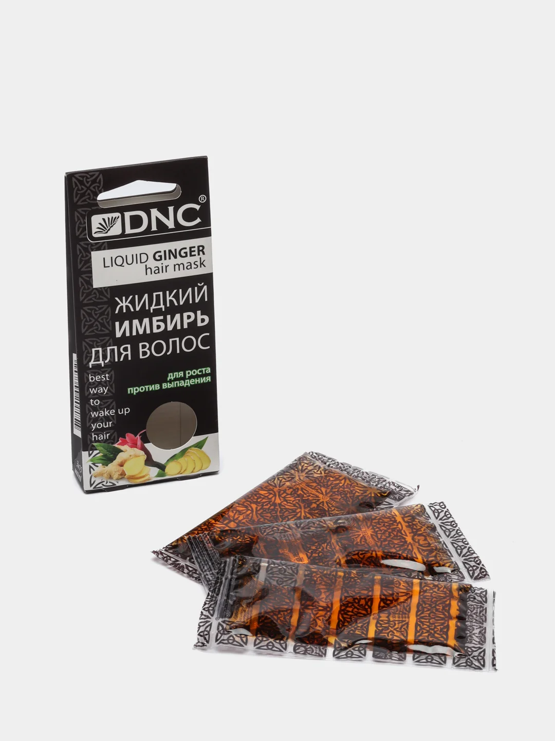 Жидкий имбирь для волос, 3 х 15 мл, DNC