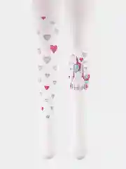 Белый колготки для девочки Dreams, 50 ден, микрофибра
