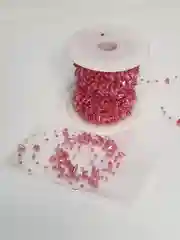 Розовый бусины на леске, 1,5 м