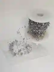Серебряный бусины на леске, 1,5 м