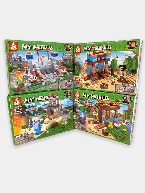 Конструктор "My World", 4 в 177-179 деталей