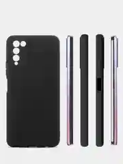Черный силиконовый чехол для Huawei Honor 9A,9C,9S,10X,10X Lite, P Smart 2021, 2019, 2020