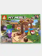 Зеленый конструктор "My World", 4 в 177-179 деталей