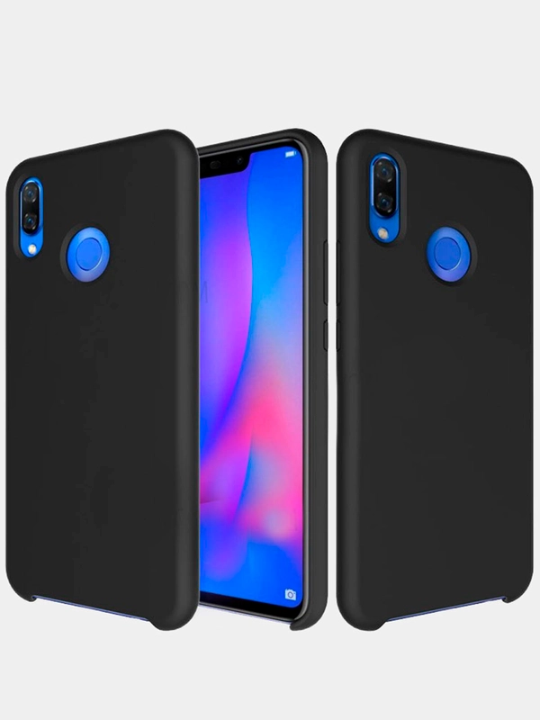 Черный силиконовый чехол для Huawei P10, P9, Y9 2018, Mate 20, Nova 3i, 7i