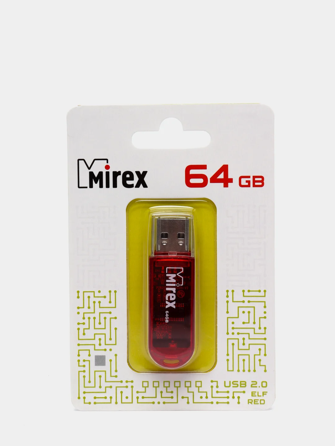 Красный флешка USB (64GB)