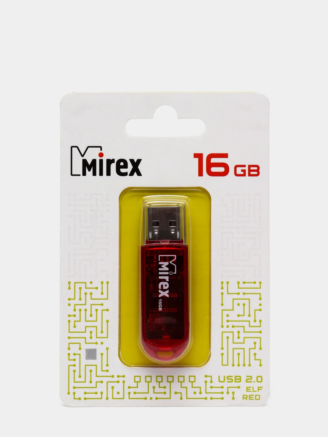 Красный флешка USB (16GB)
