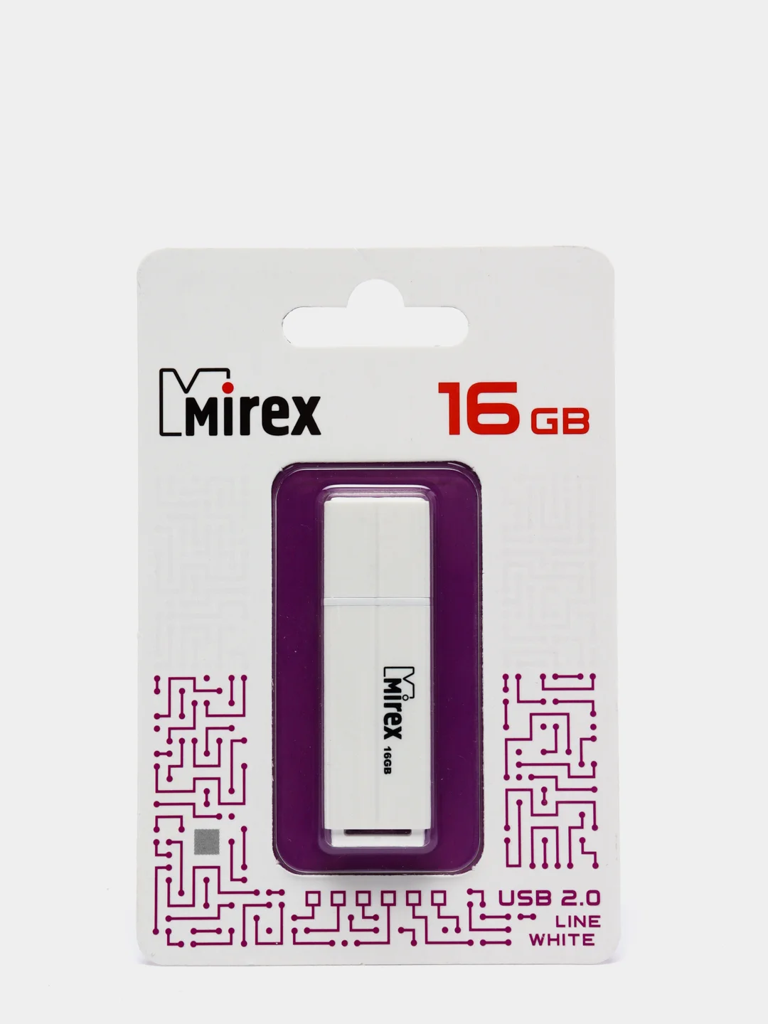 Белый флешка USB (16GB)