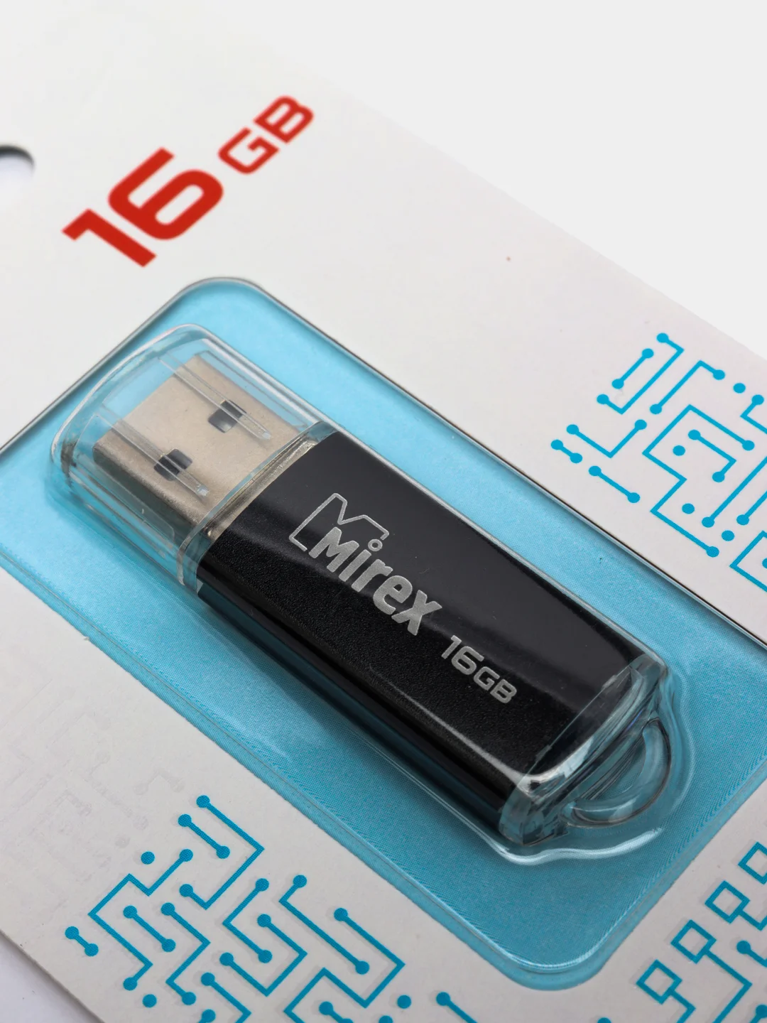 Черный флешка USB (16GB)