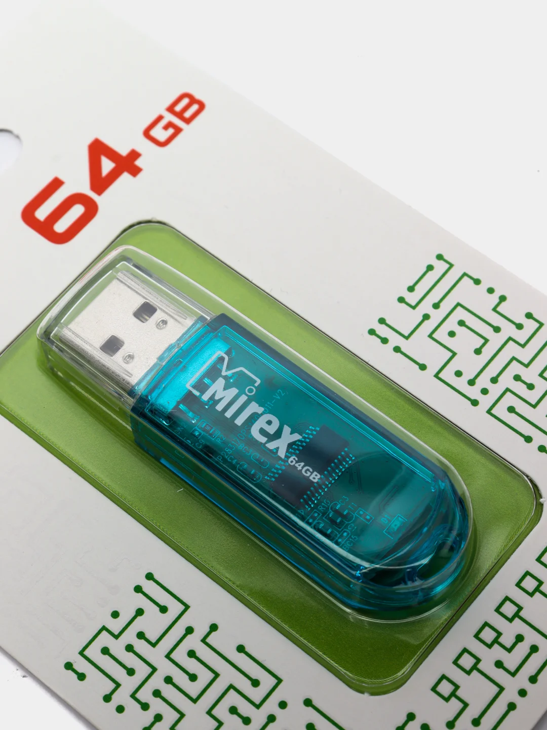 Голубой флешка USB (64GB)