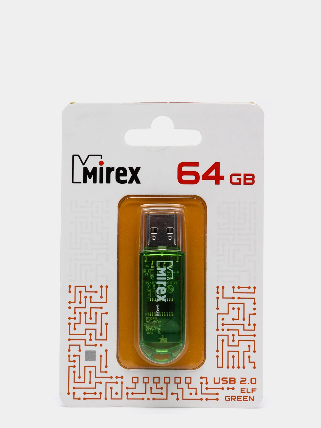 Зеленый флешка USB (64GB)
