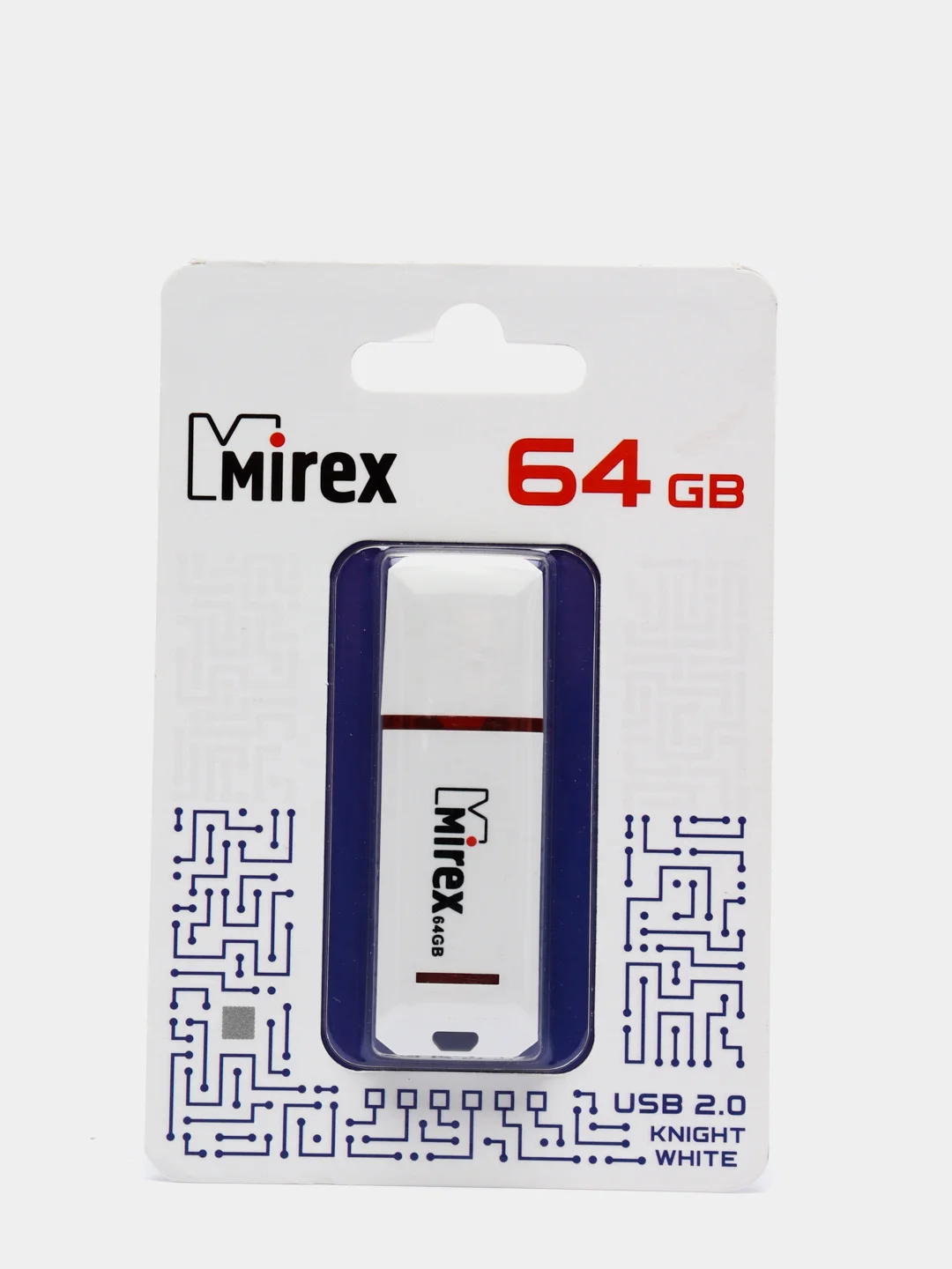 Белый флешка USB (64GB)
