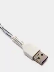 Белый кабель для зарядки Micro USB, Lightning, Type-C, usb-кабель для зарядки и синхронизации