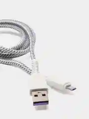 Белый кабель для зарядки Micro USB, Lightning, Type-C, usb-кабель для зарядки и синхронизации