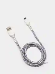 Белый кабель для зарядки Micro USB, Lightning, Type-C, usb-кабель для зарядки и синхронизации