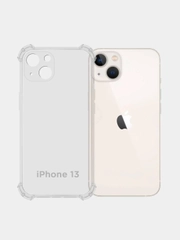 Чехол противоударный прозрачный с усиленными углами для Apple iPhone 11, 13, 13 Pro Max